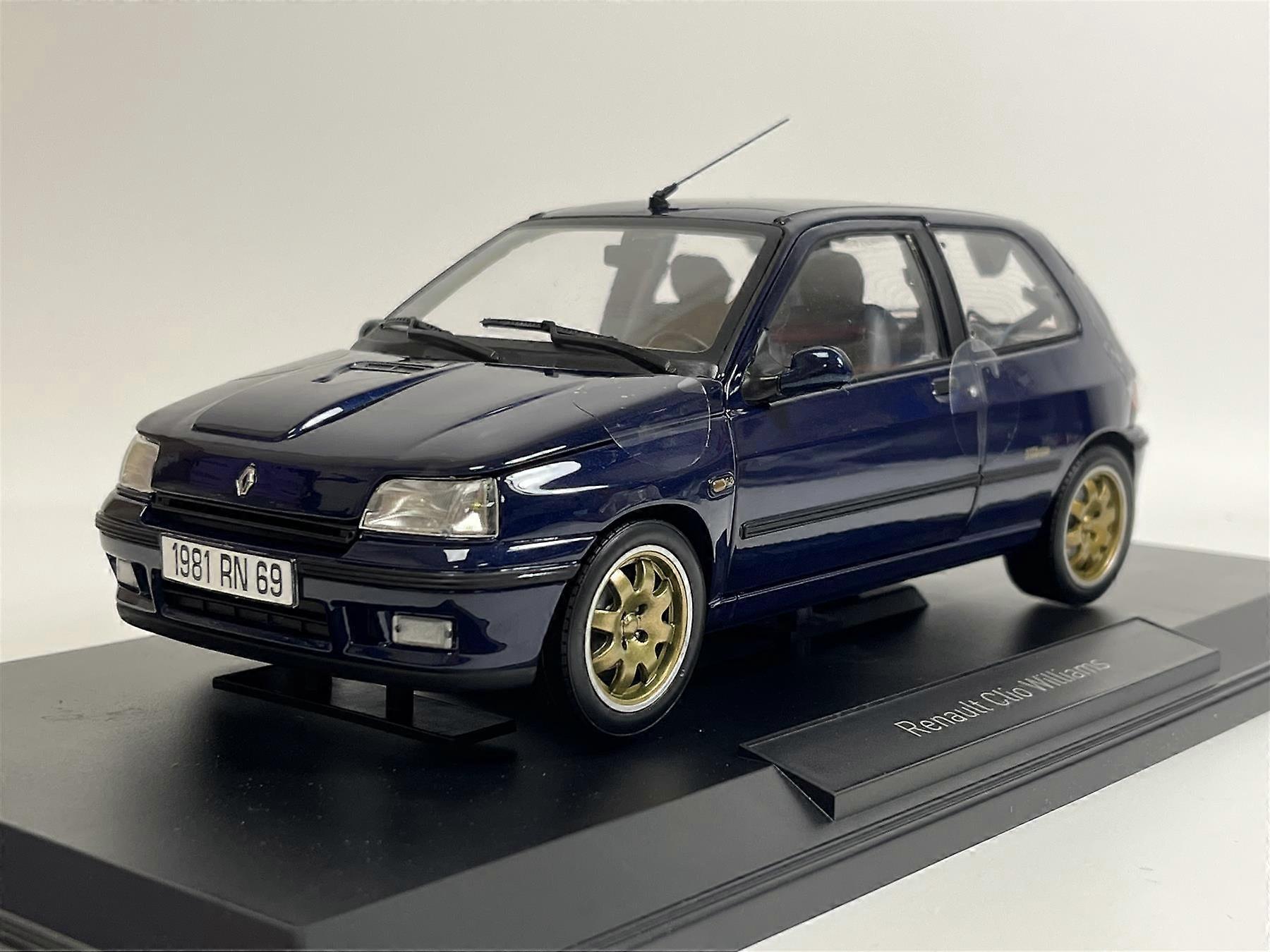 Renault Clio Williams 1993 Blue 1:18 Scale Norev 185230