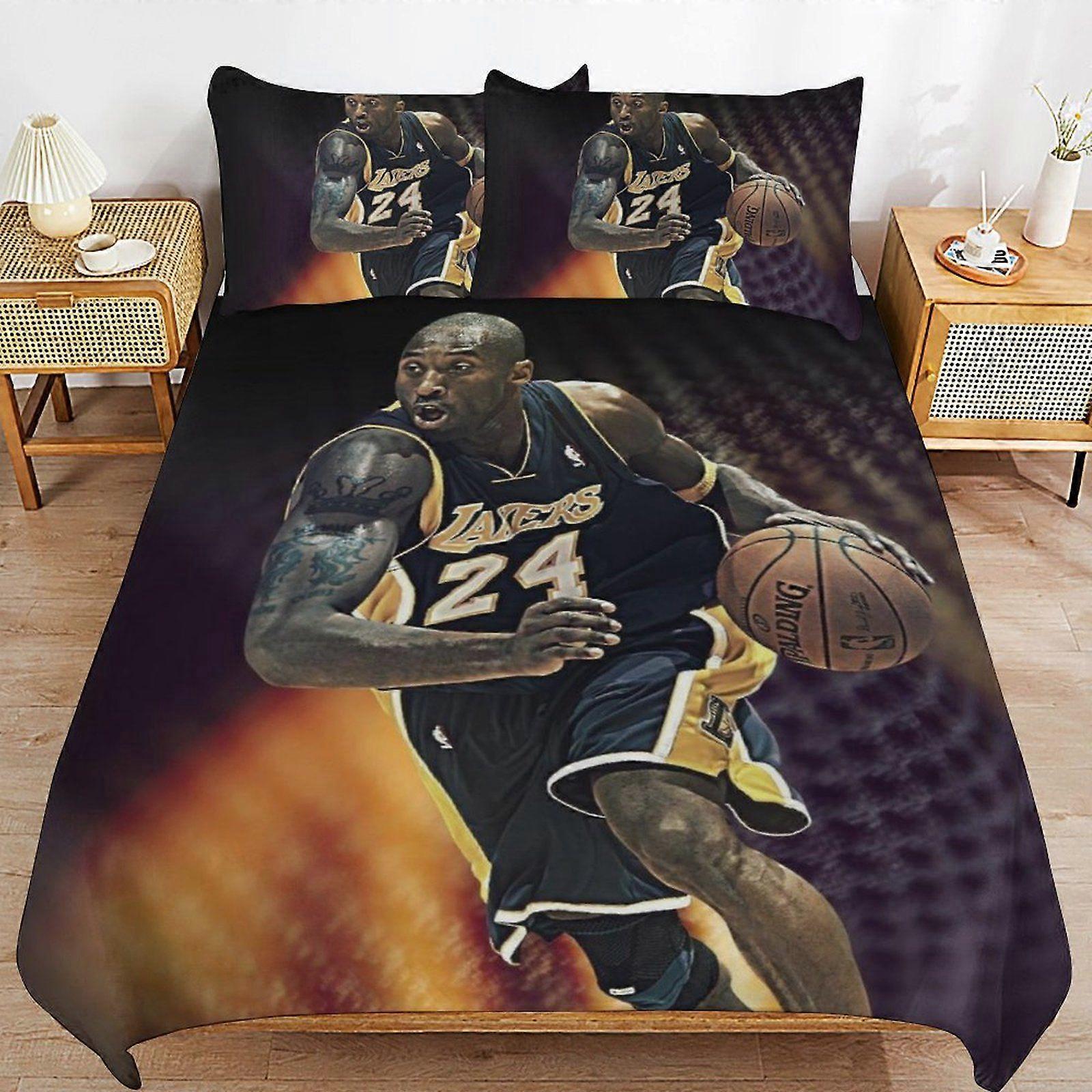 w380 Kobe Bryant Everyday Sleep Fit Quality Closure Smooth Surface Texture Duvet Cover Sets Family Use m380
