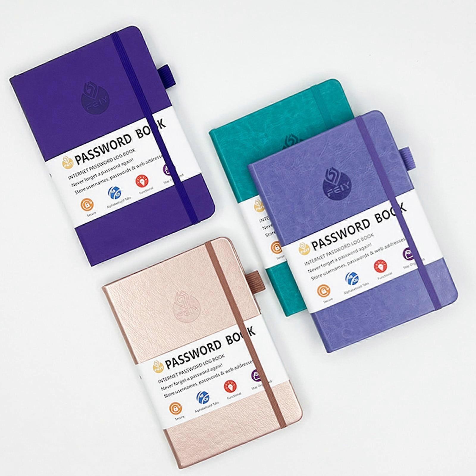 100Fens Password Book,English Address Book,Telephone Book,-border Dedicated Notebook