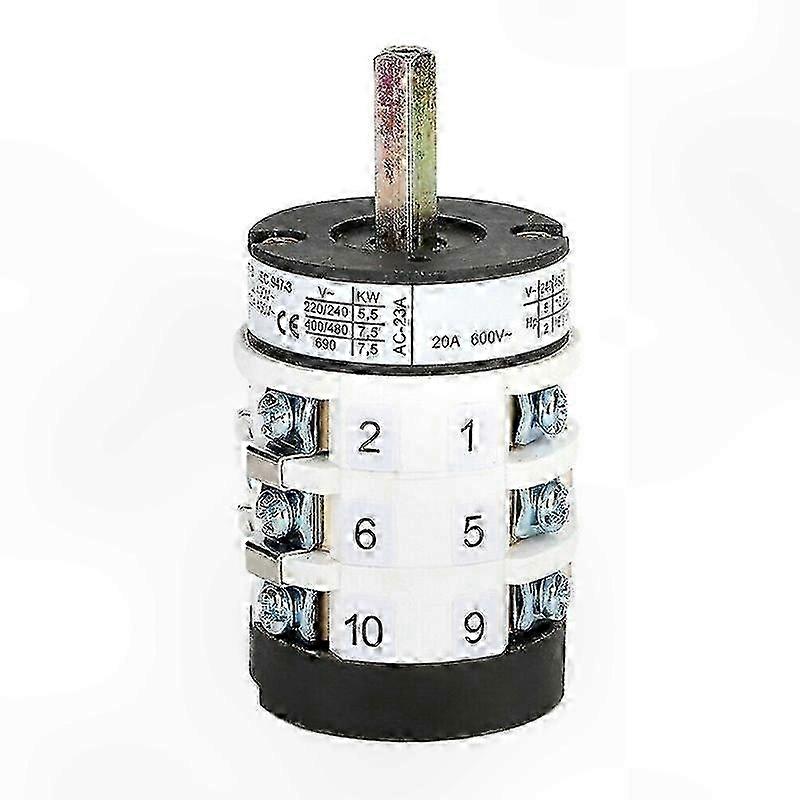 20A 220/380V Tire Changer Motor Reversing Switch with Forward Reverse Foot Pedal Control