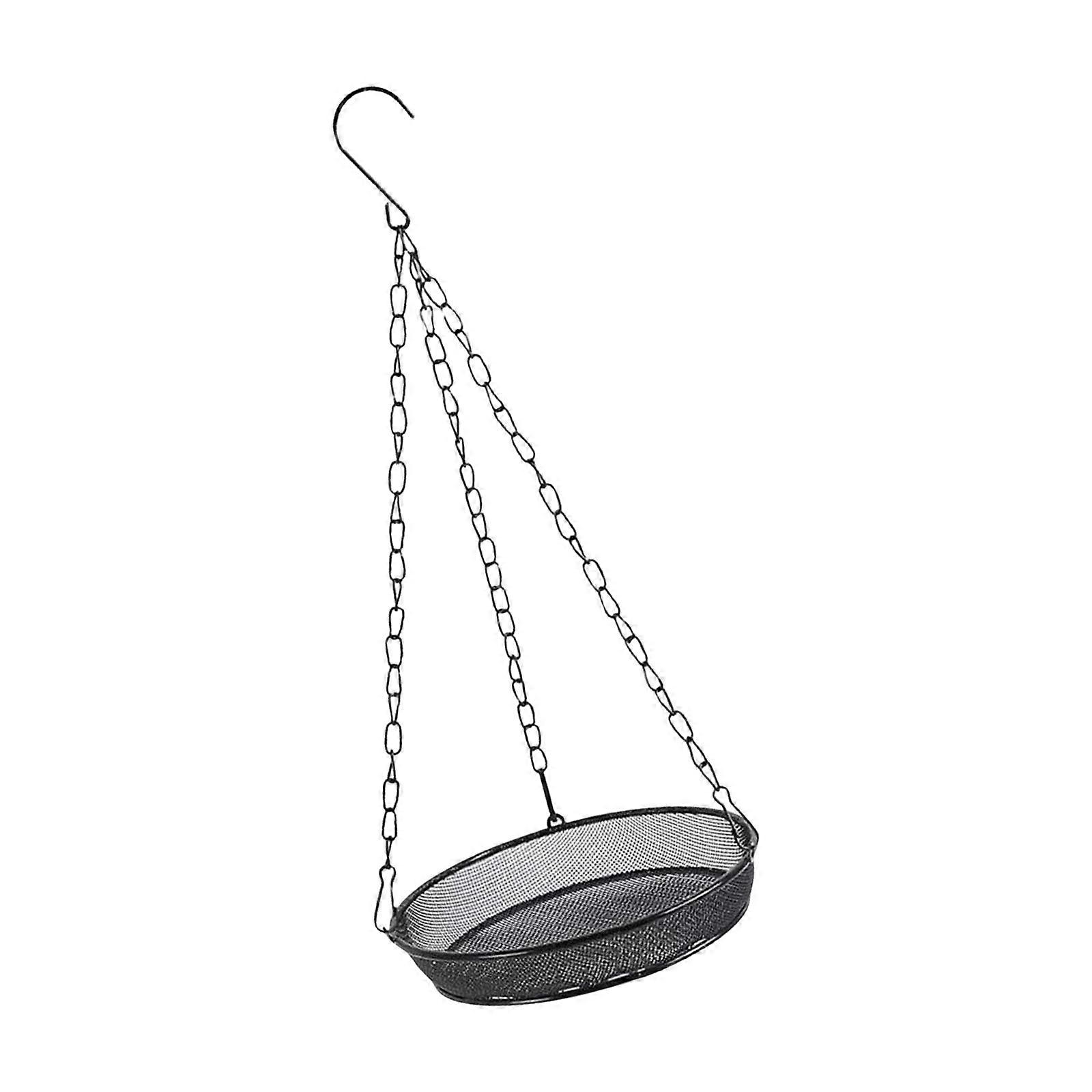 Hanging Bird Feeder Tray Platform for Attracting Various Birds to Garden and Patios Multicolor