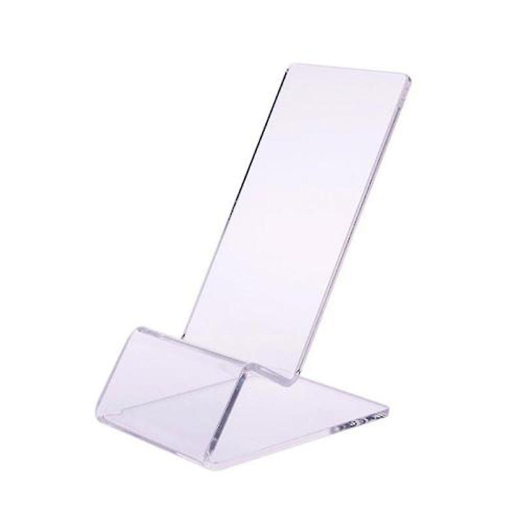 Clear Acrylic Transparent Mobile Phone Display Stand Mount Holder Rack Bracket Q