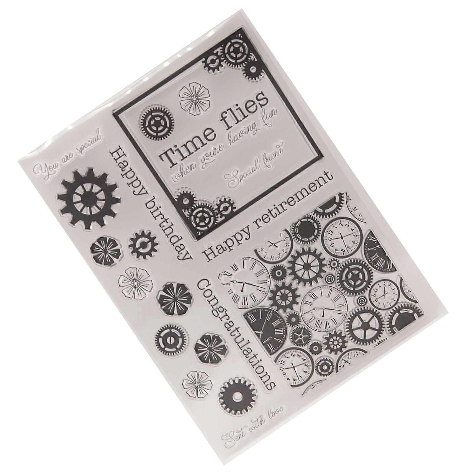 Sturdy Silicone Clear Journaling Seals Ideal for Handmade Cards Notebook Decoration and Paper Craft Multicolor