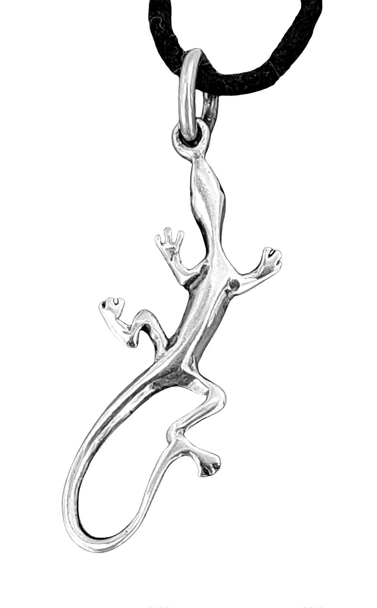 Pendant 3 Lizard - Silver