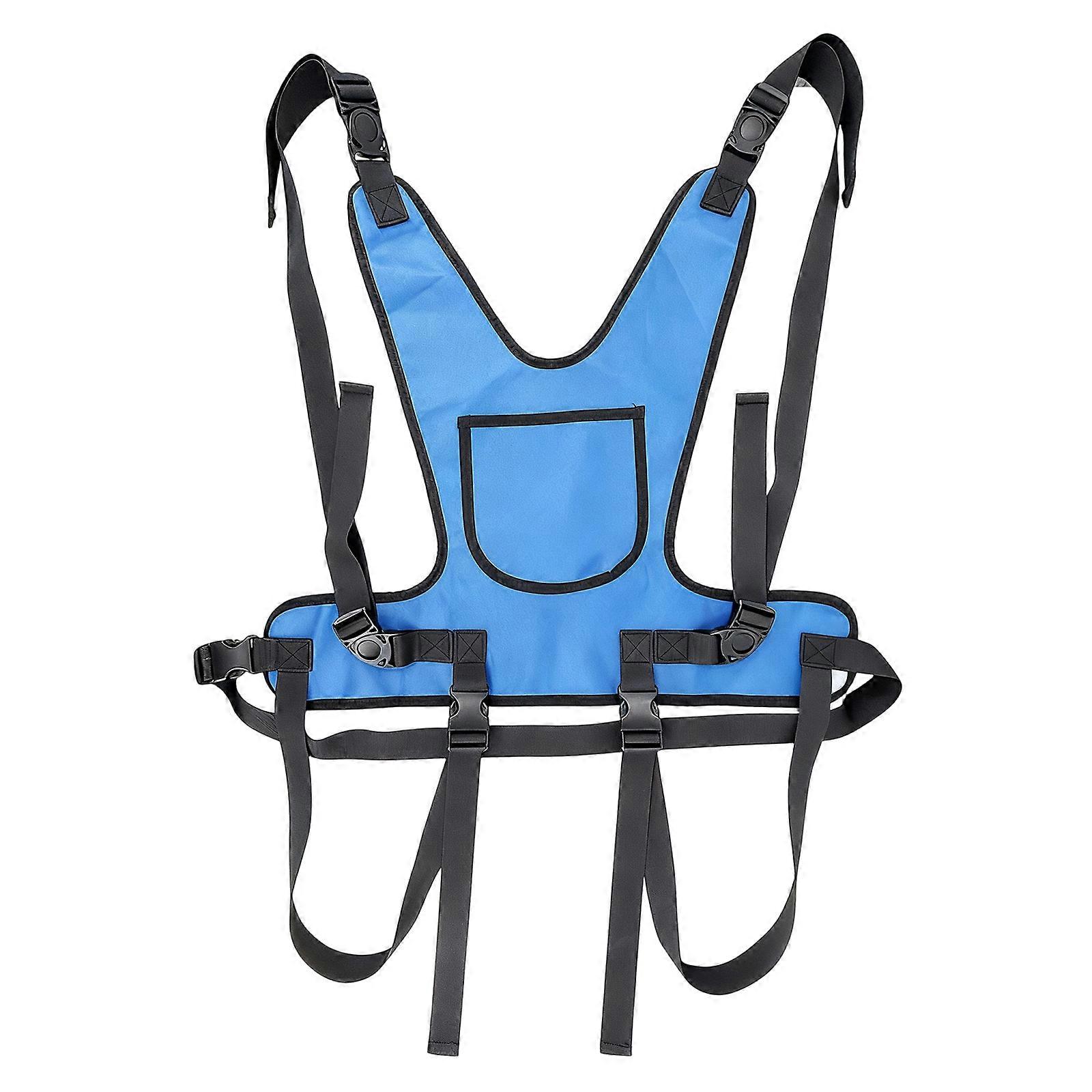 Ergonomic Wheelchair Safety Belt Straps Harness With Multiple Directional Adjustment Soft Padding Suitable For Daily Use Multicolor