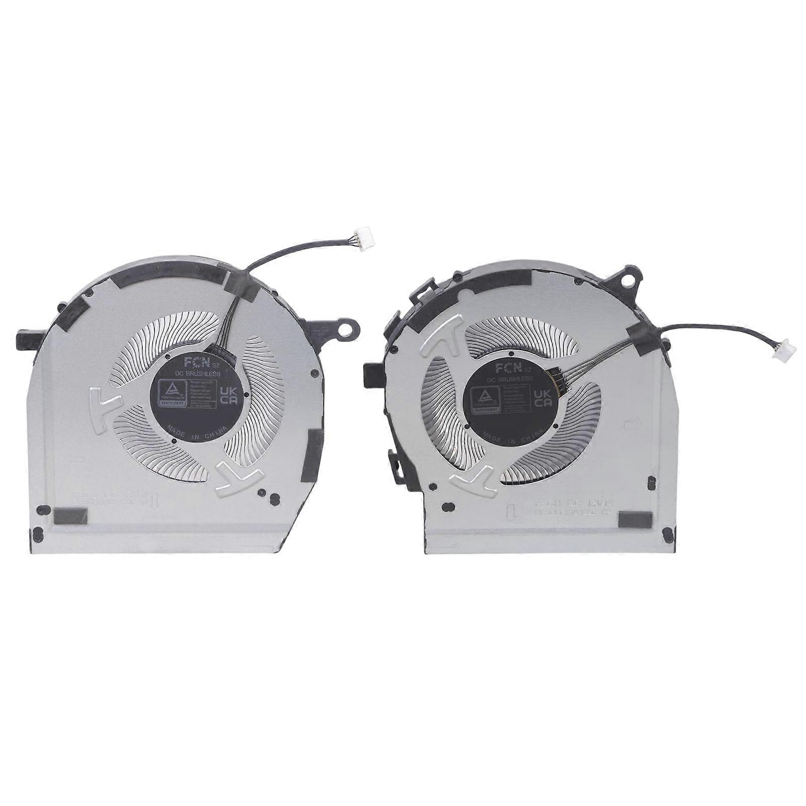 Original Replacement CPU Refrigerating Fan For 2024 Laptop Models Tall Execution 12V Metal Housing Quiet Action Multicolor