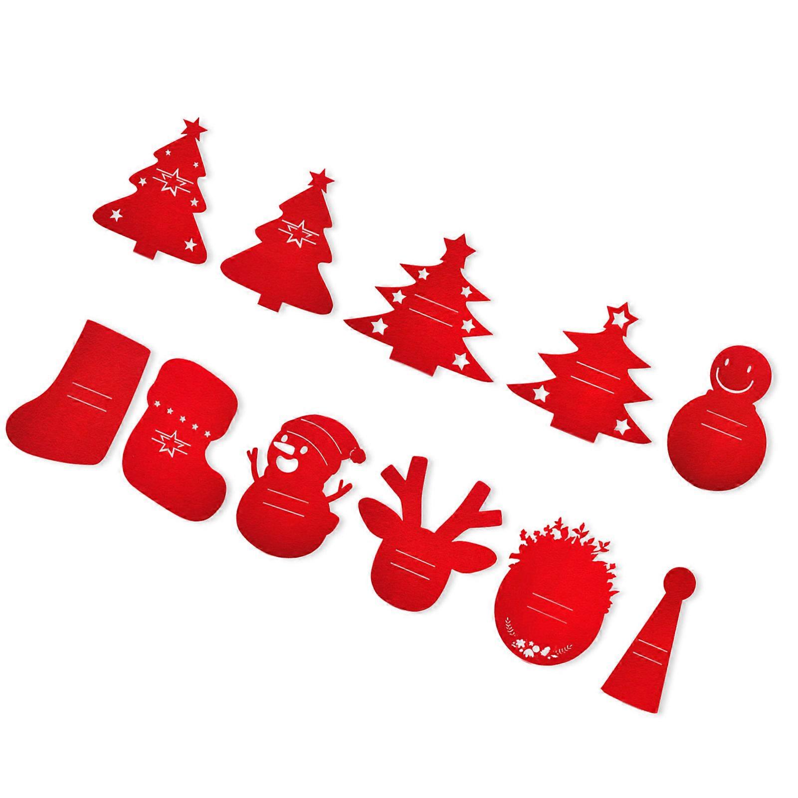 Christmas Table Setting Essential Cutlery Holders And Decorative Mats For Festival Dinners And Event  Red