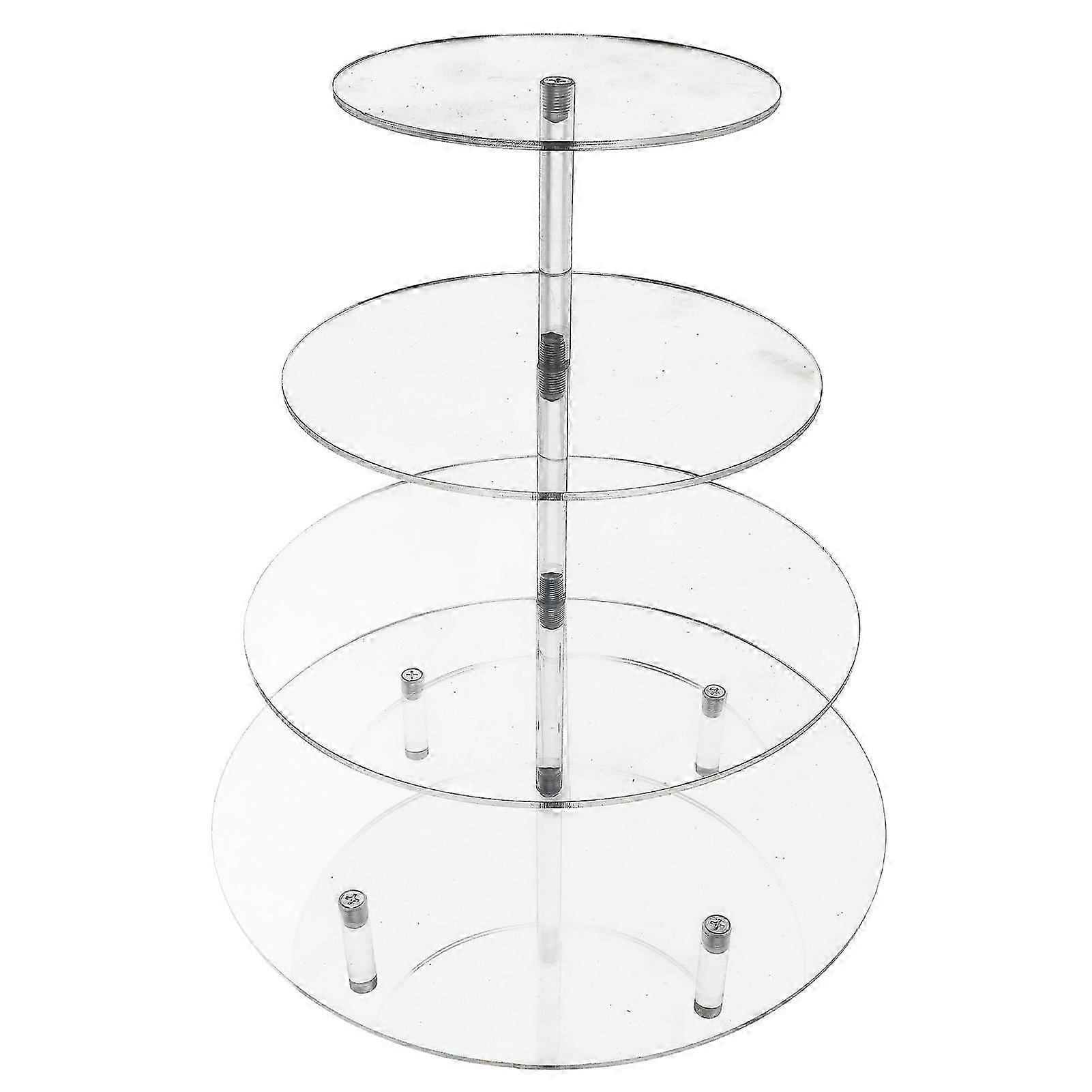 Round Pastry Stand for Cupcakes - Thickened Acrylic Tower