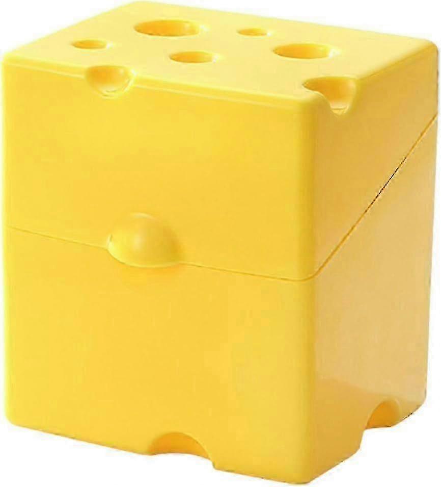Sliced Cheese Storage Container, Plastic Butter Block Cheese Slice Storage Box with Flip Lid, Cheese Slice Holder, Sliced Cheese Saver Keeper