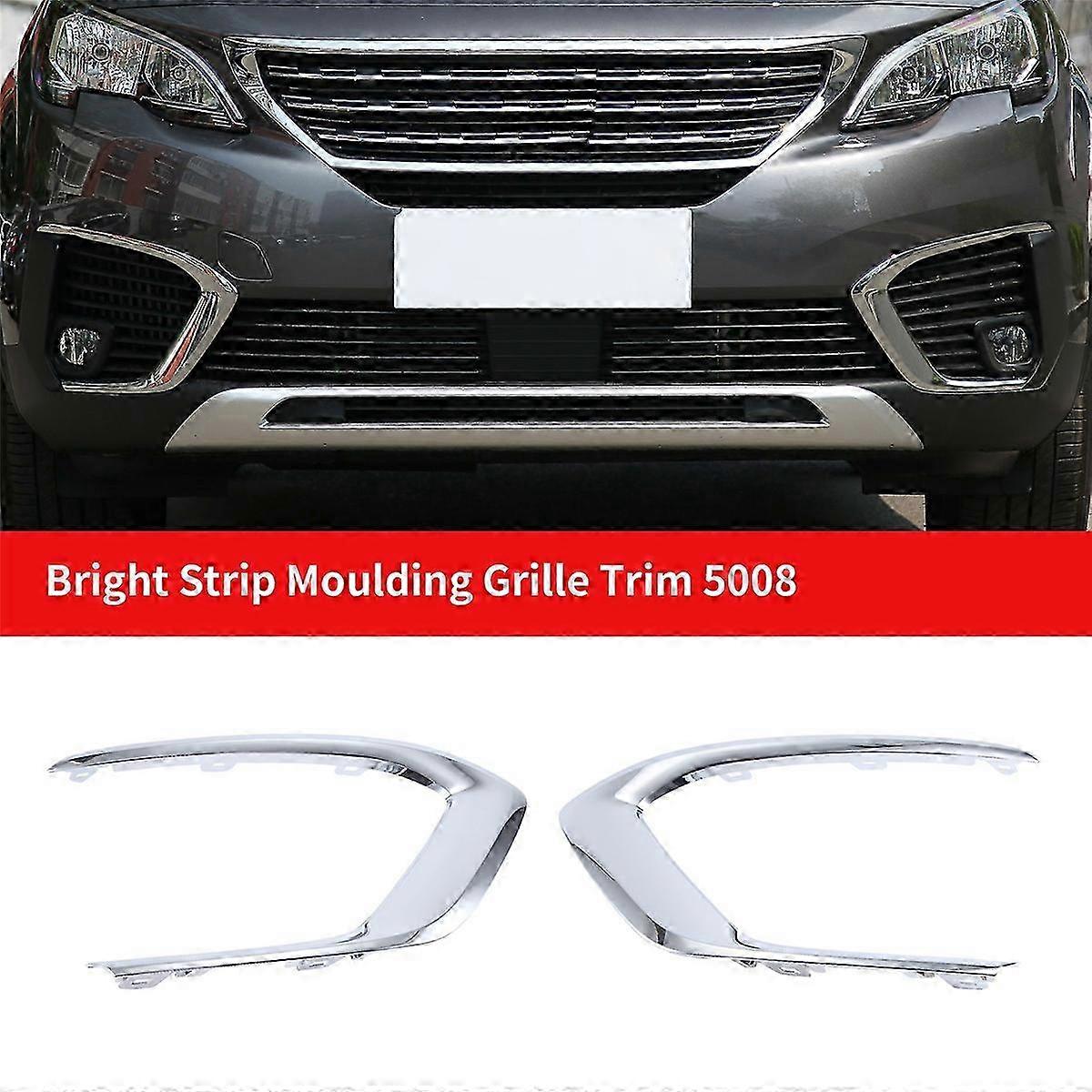 Cover for 5008 fog lamp with durable frame and strip