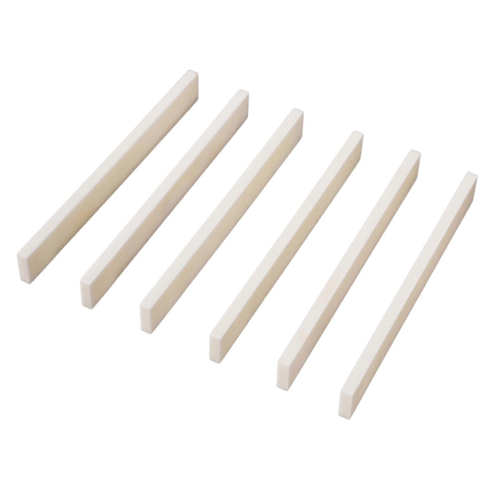 Bone Guitar String Bridge Saddle Blanks Akustikgitarre Bone Blanks Gitarre Ersatzteile & Zubehör Durable Multicolor