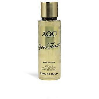 AQC FRAGRANCES GLOW TOUCH GOLD shimmer bruma corporal 250 ml