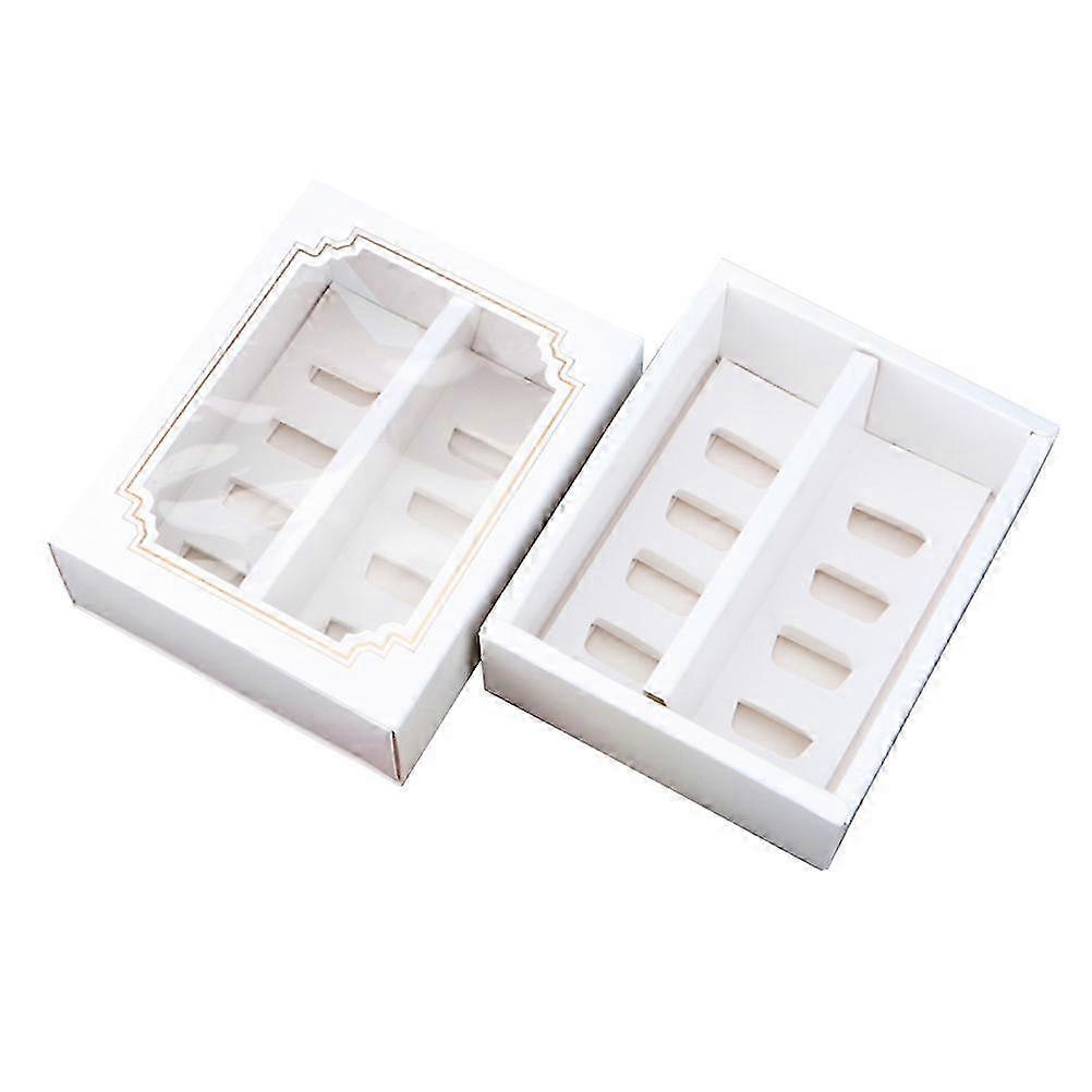 10 Pcs Cake Containers Paper Macaron Box Macaron Containers Macaron Box Inserts Cupcake Container