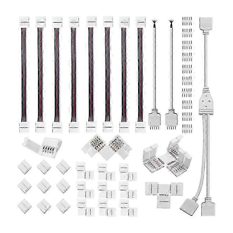 5 Pin LED Strip Connector Kit, for 12Mm RGBW LED Strip Connection
