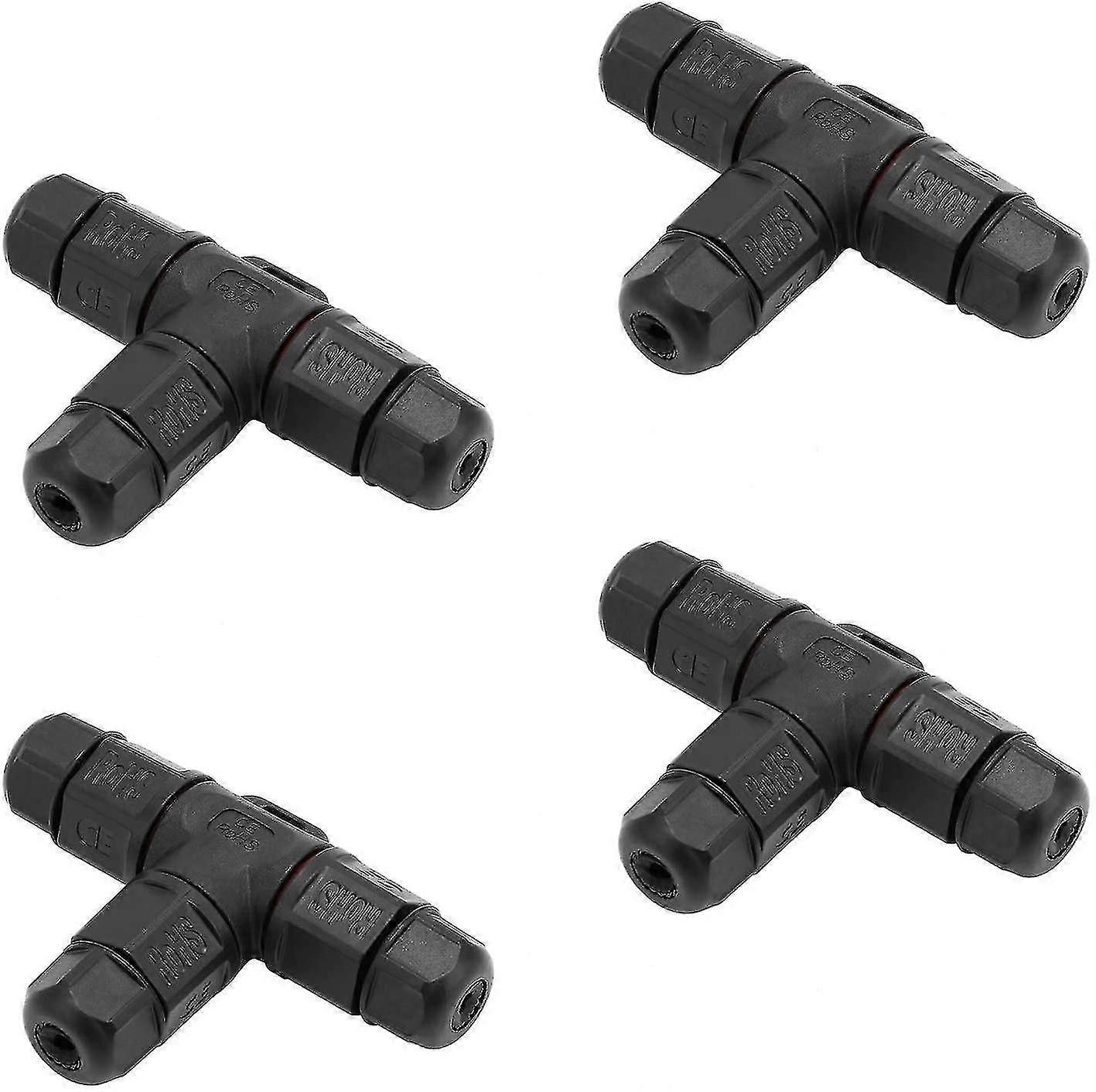 Waterproof T-junction Box 3-pole Cable Connectors