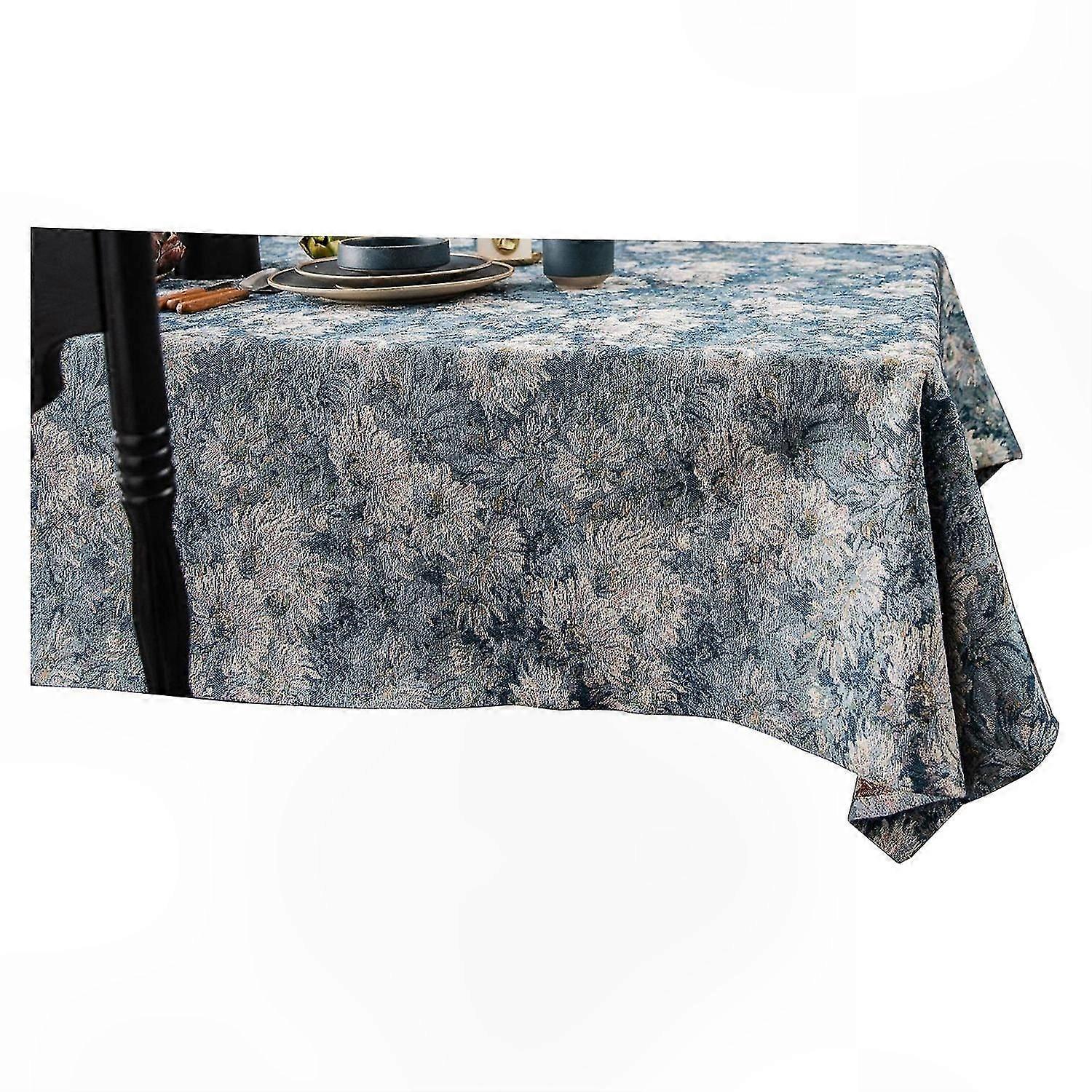 Washable Oil-Resistant Thickened Rectangle Tablecloth
