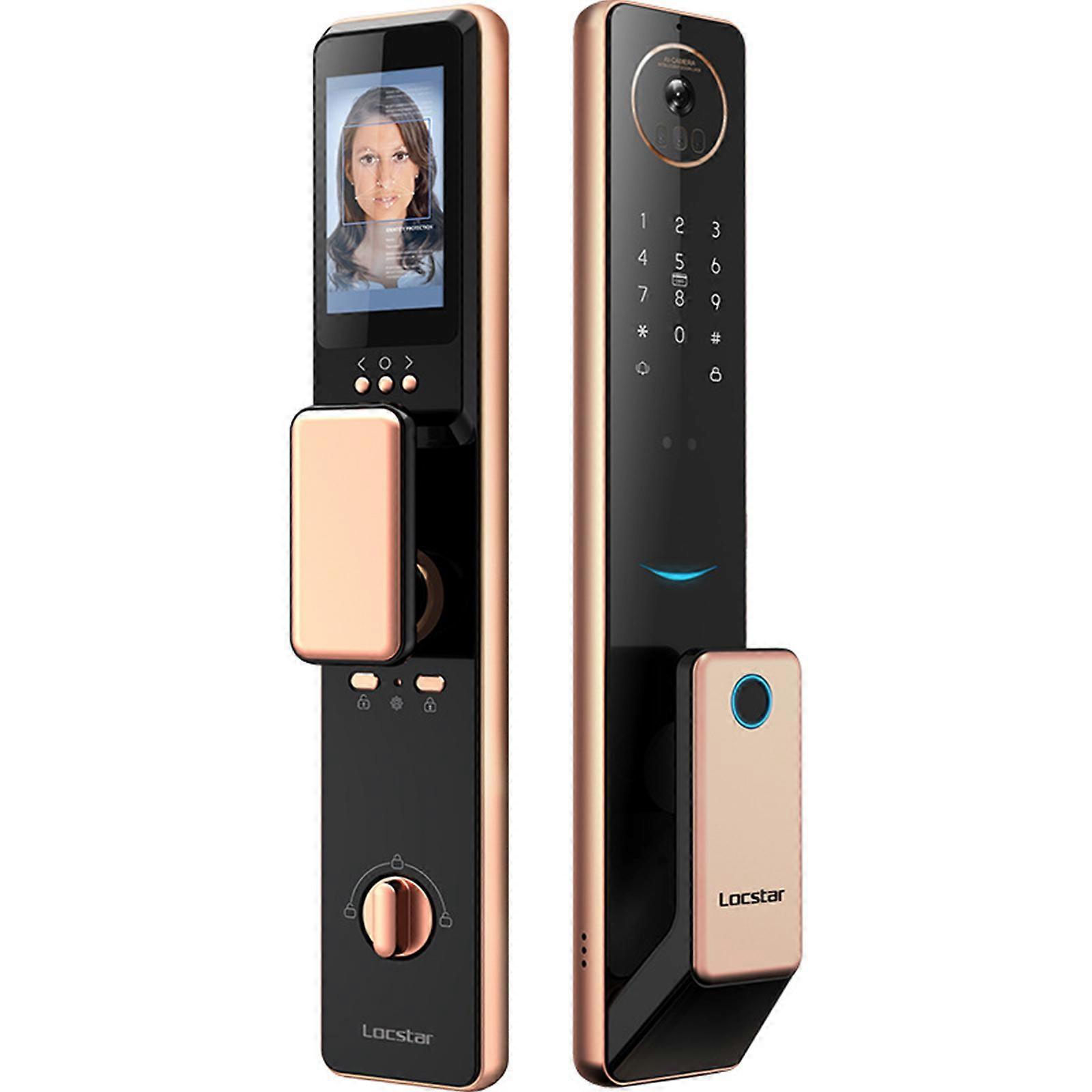 Fully automatic 3D face recognition smart lock, anti-theft door combination lock, peephole video intercom fingerprint lock