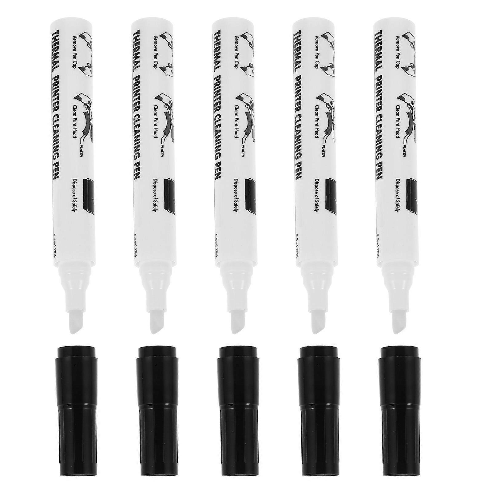 Thermal Printer Cleaner Pen for Printhead Cleaning 5Pcs Pack
