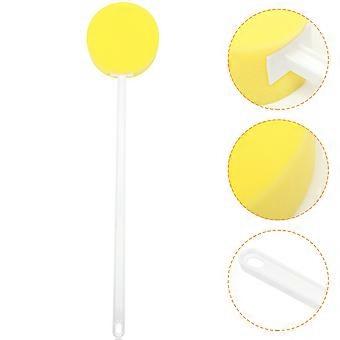 Bath Sponge Back Scrubber with Handle for Bath 4Pcs Yellow Long Handle