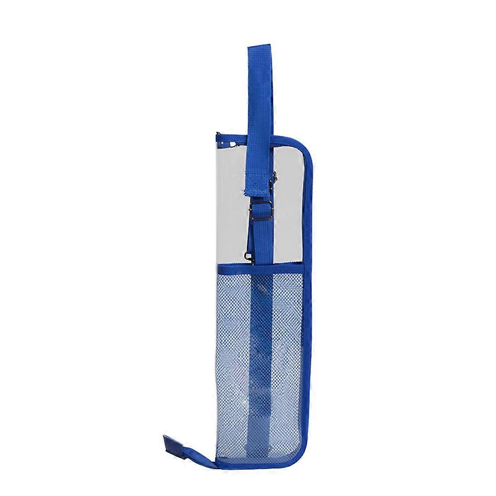 Blue Drumstick Storage Pouch for Storage Use 3Pcs Durable PVC Drumstick Bag