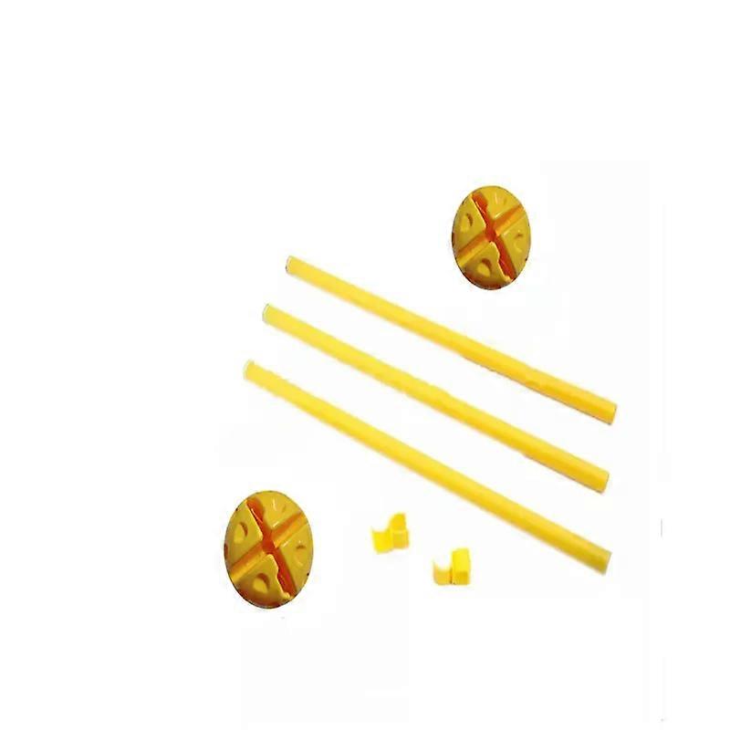 Portable Football Training Marking Pole-Non-slip Three-section Foldable Base Set Essential Soccer Training Equipment Accessory