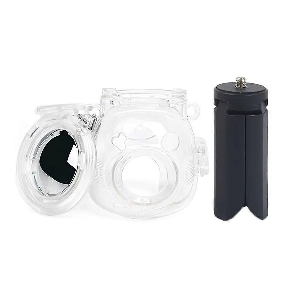 Multifunctional Camera Case with Bracket for Fujifilm Instax Pal - Portable Compact Transparent Protective Accessories B