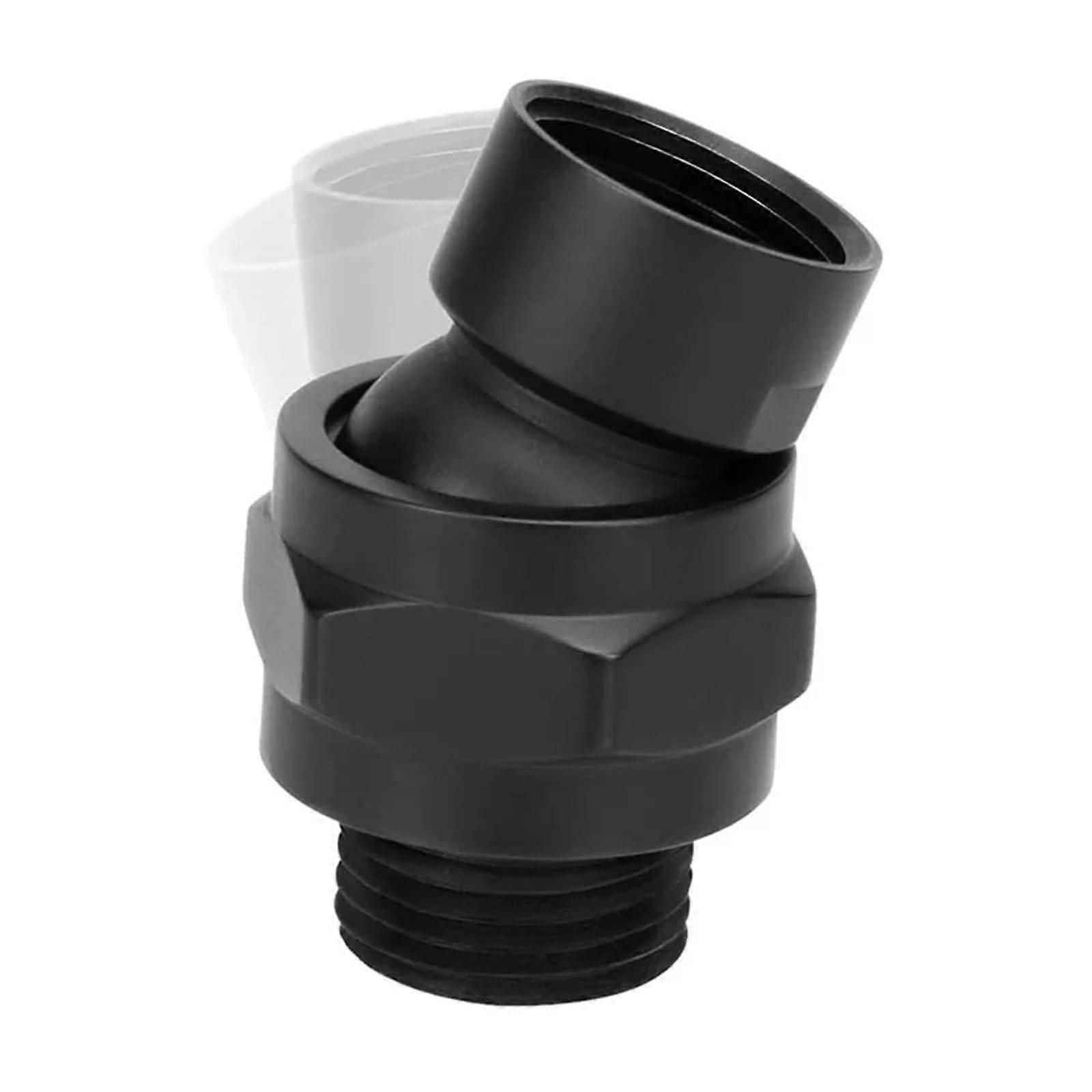 Ceiling Mounted Adjustable Shower Head Connector with 360° Rotation CorrosionResistant Chrome