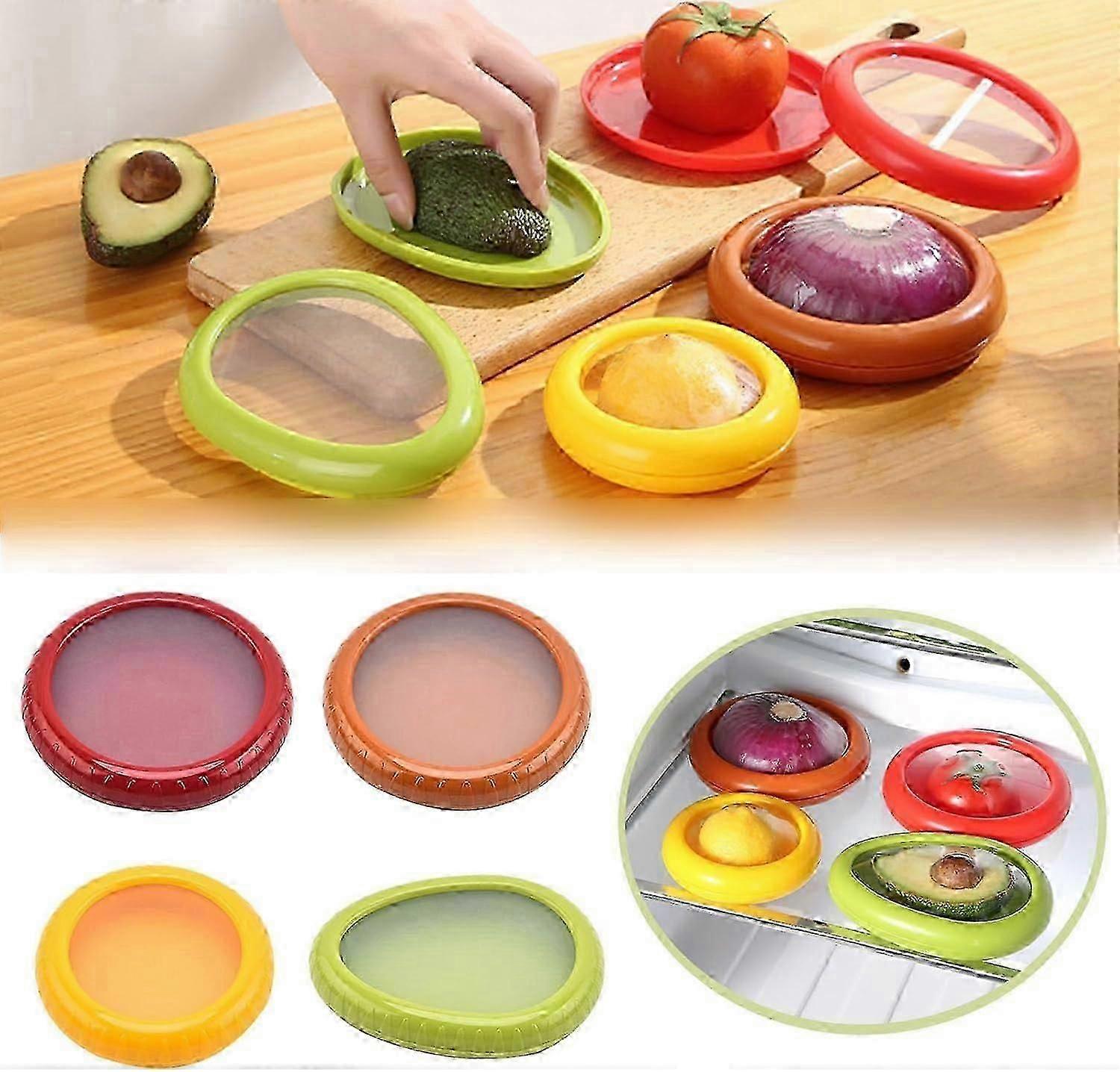 Fruit Vegetable Shape Storage Saver Box Food Storage Containers Compatible Fridge
