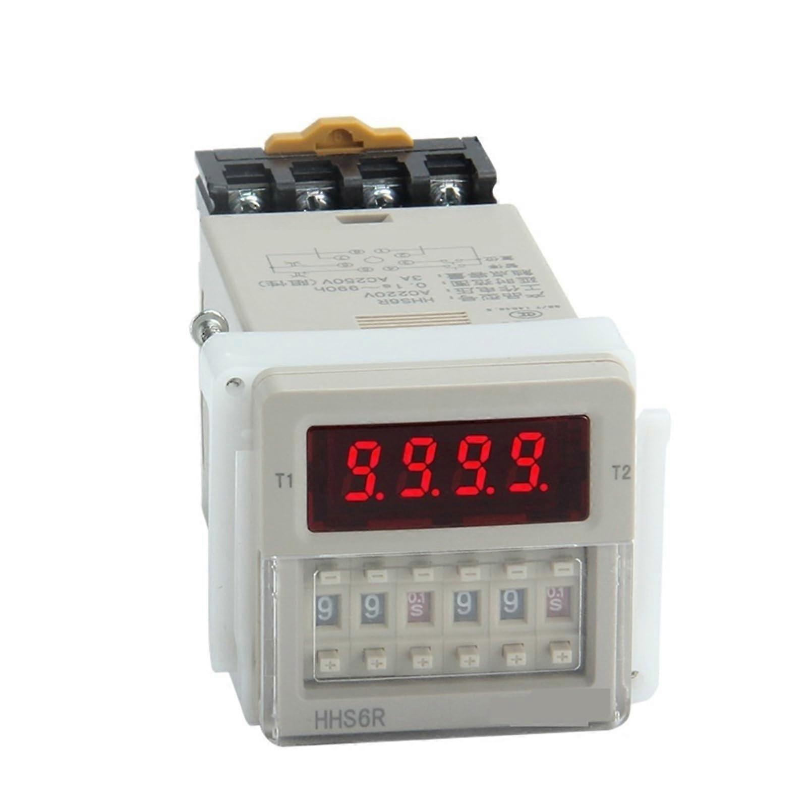 Digital Timer Switch with Adjustable Cycle Delay Relay, Power Failure Memory, Industrial and Home Use