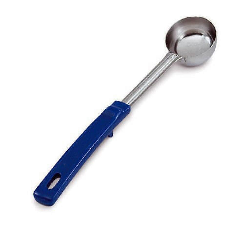 Vollrath 62157 Blue Handled 2 Ounce Solid S/S Spoodle