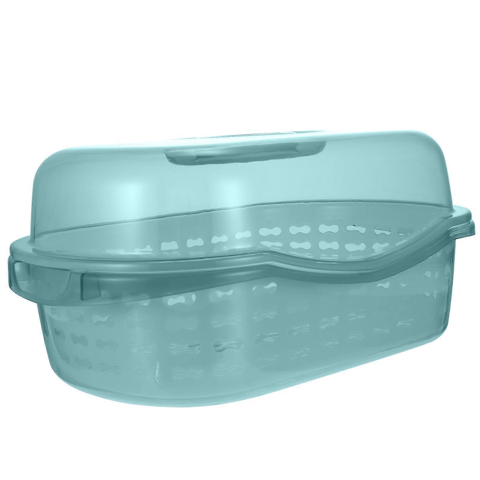 Colander with Lid Double Layer Kitchen Strainer Basket for Fruit Vegetable Washing and Bottle Drying