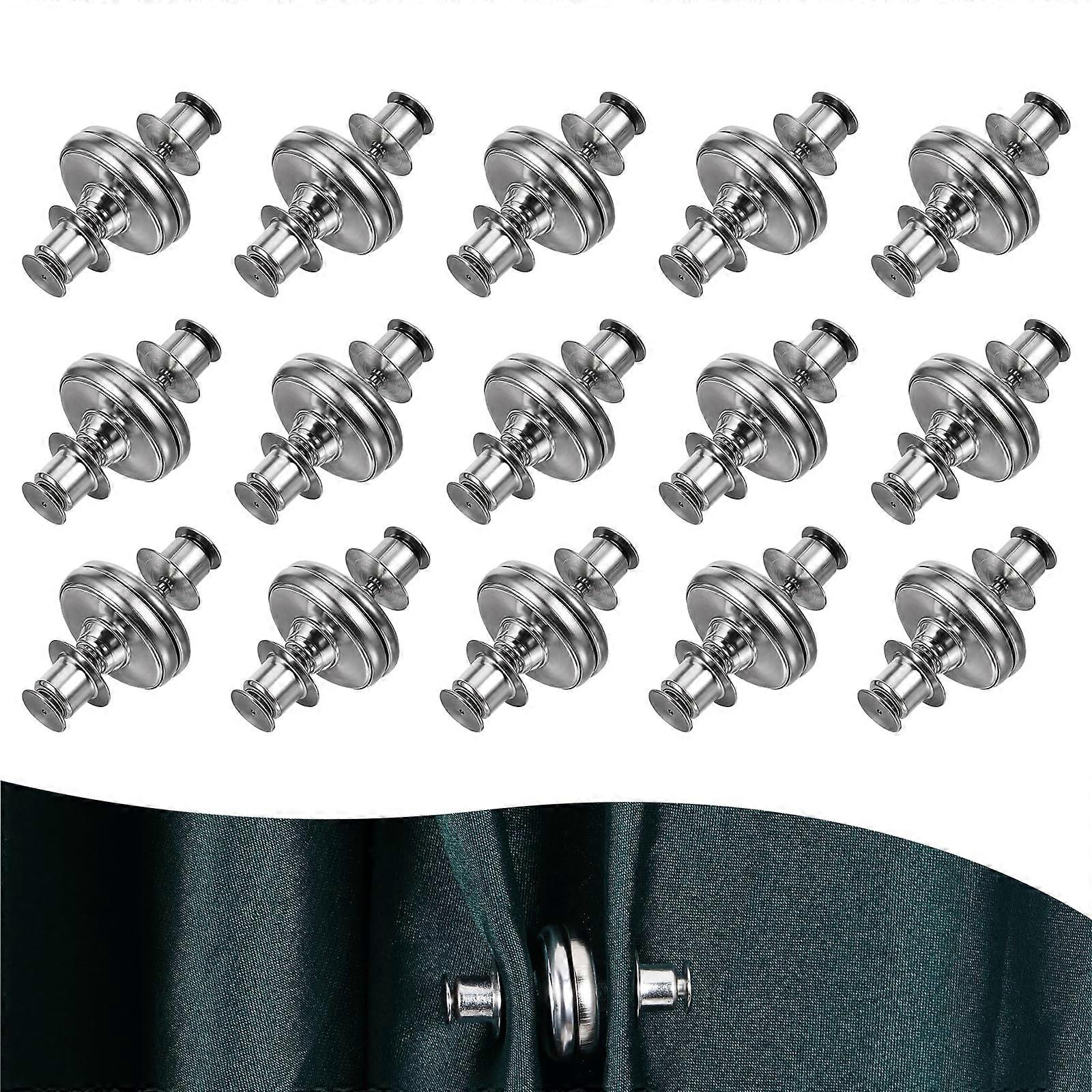 15 Pairs Magnetic Curtain Clips for Blackout Curtains, Strong Light Blocking and Privacy Holders