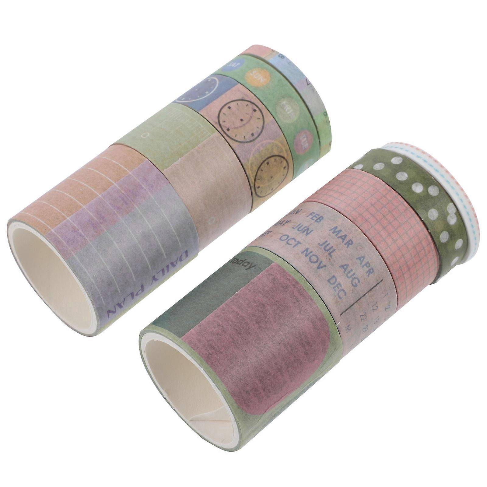 Writable Paper Tape for Calendar Making and DIY Planner 10 Rolls