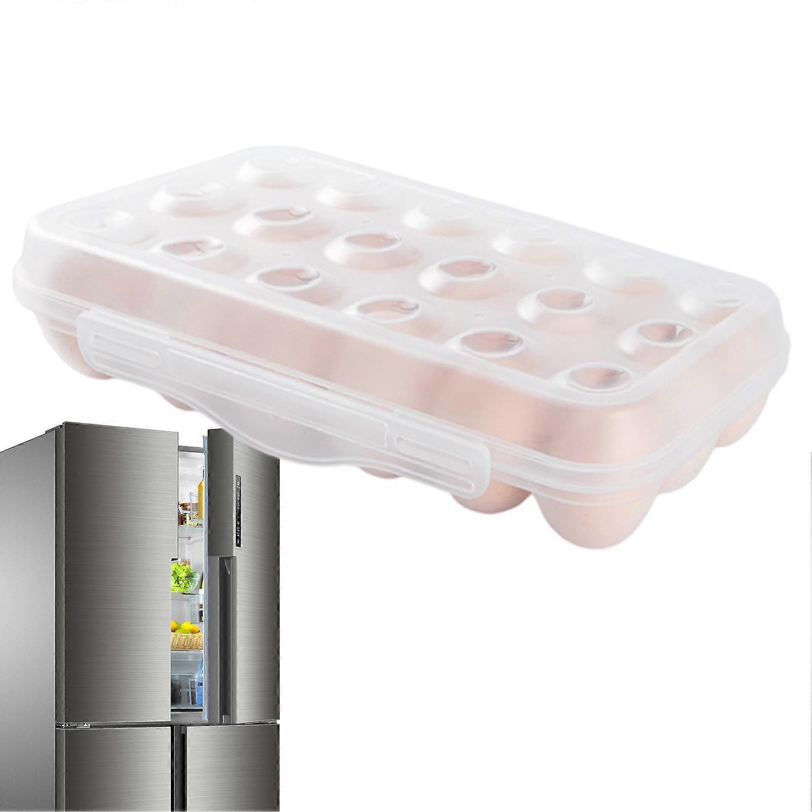 Egg Storage Container with Airtight Seal, Stackable BPA  Refrigerator Egg Holder Clear View