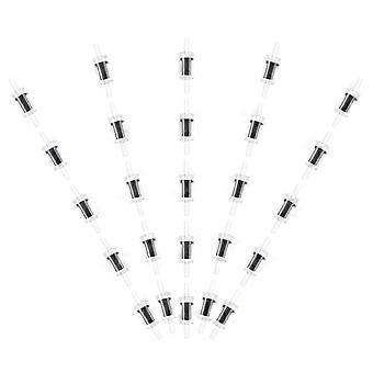 Plastic Aquarium Check Valves Non-Return Air Pumps Fish Tank 60Pcs Set