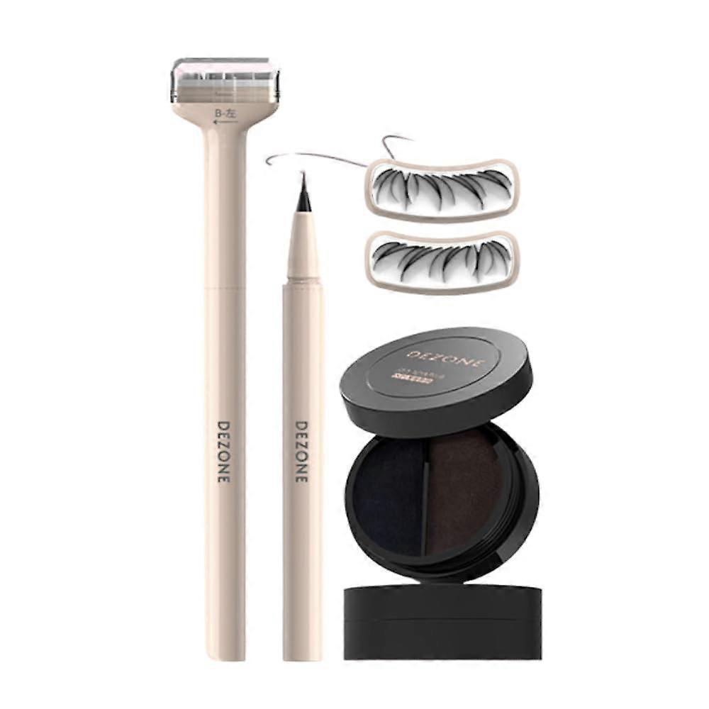 Dual Ended Waterproof Liquid Eyeliner with Precision Tip, Black and Brown QuickDry Formula