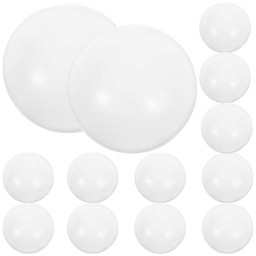 Table Soccer Balls Mini Foosball Balls for Replacement 24Pcs White