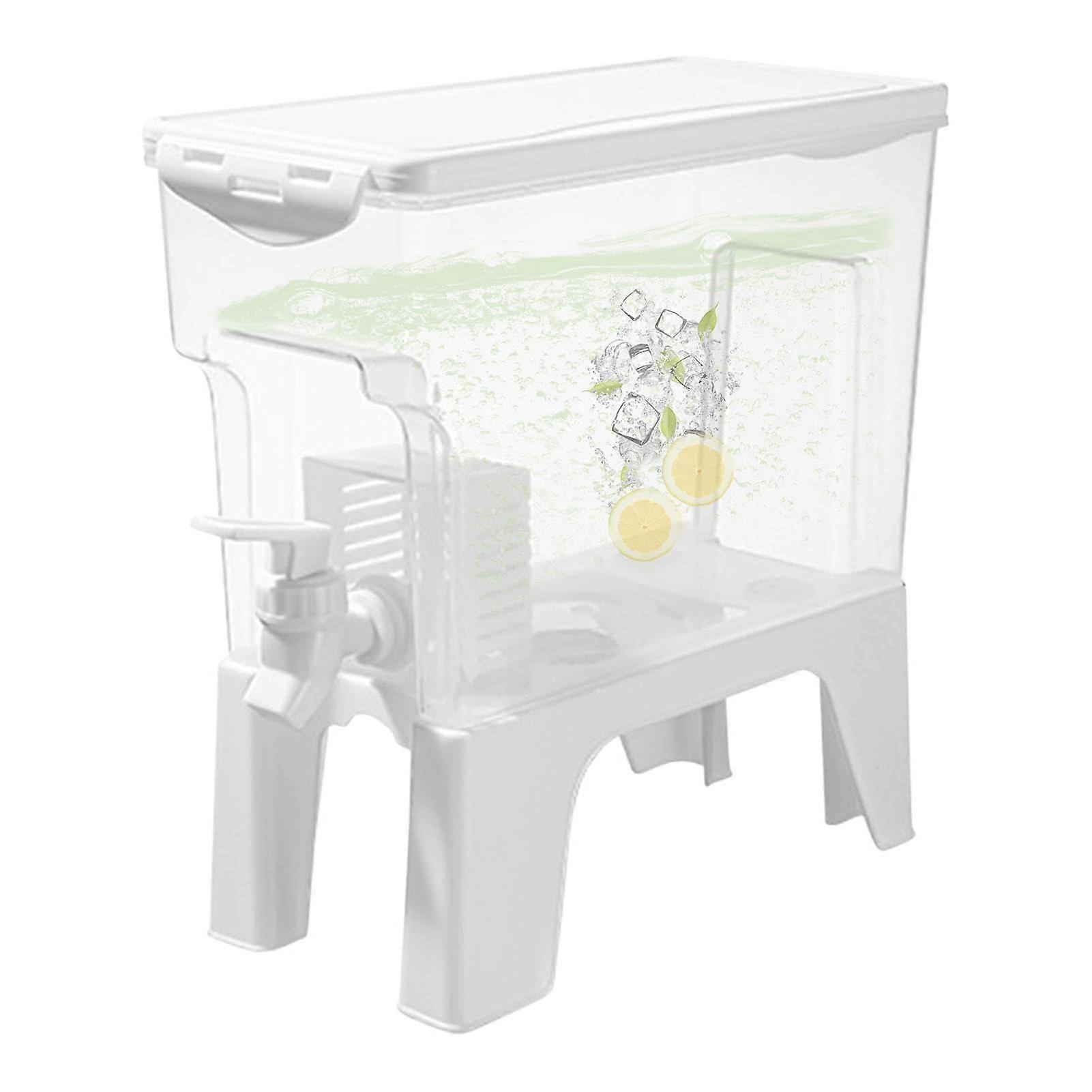 Drink Dispenser with Builtin Filter and MultiPurpose Base, Large Capacity Lemonade Server for Parties