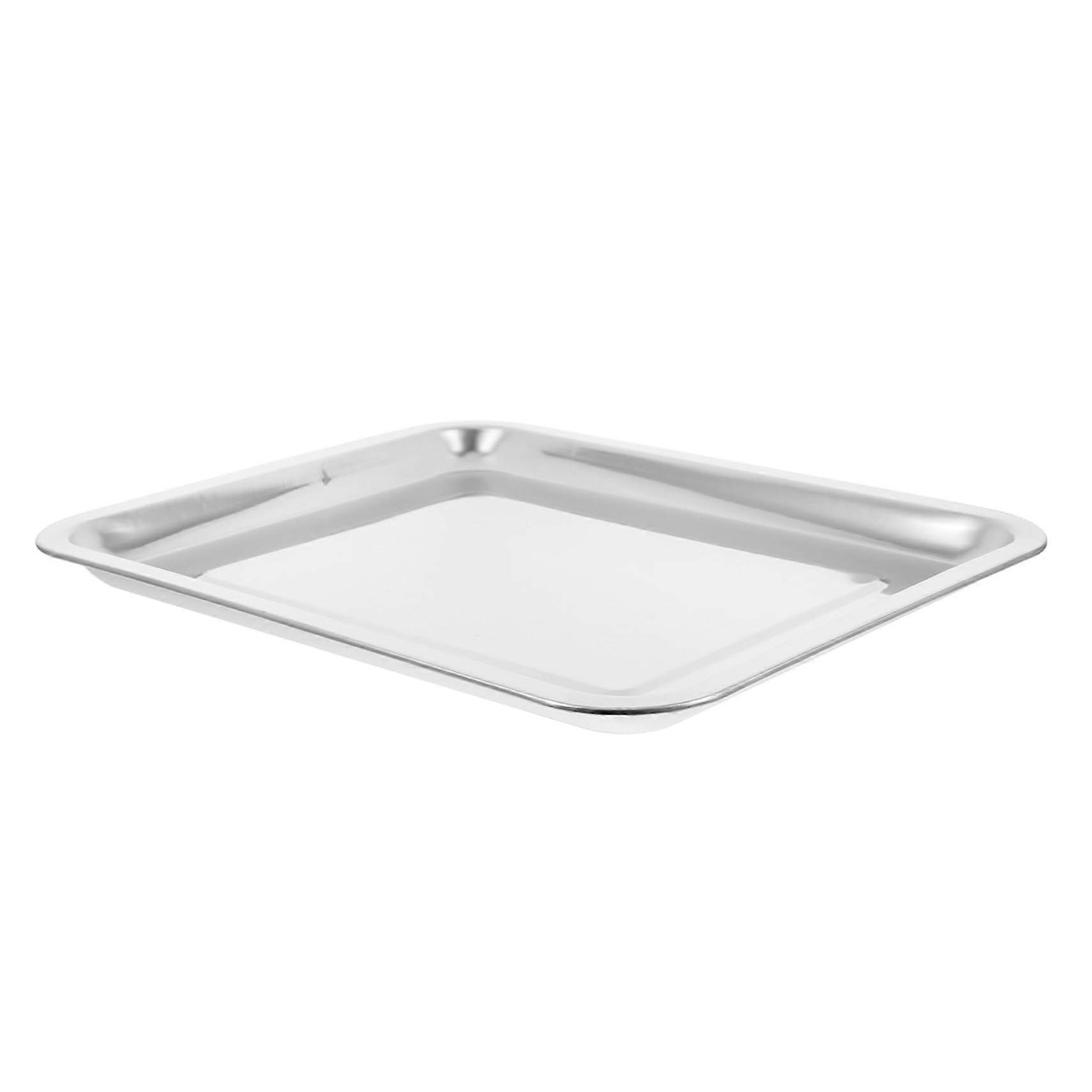 Stainless Steel Baking Tray NonStick Rectangular Oven Roasting Pan for Grilling and Steaming
