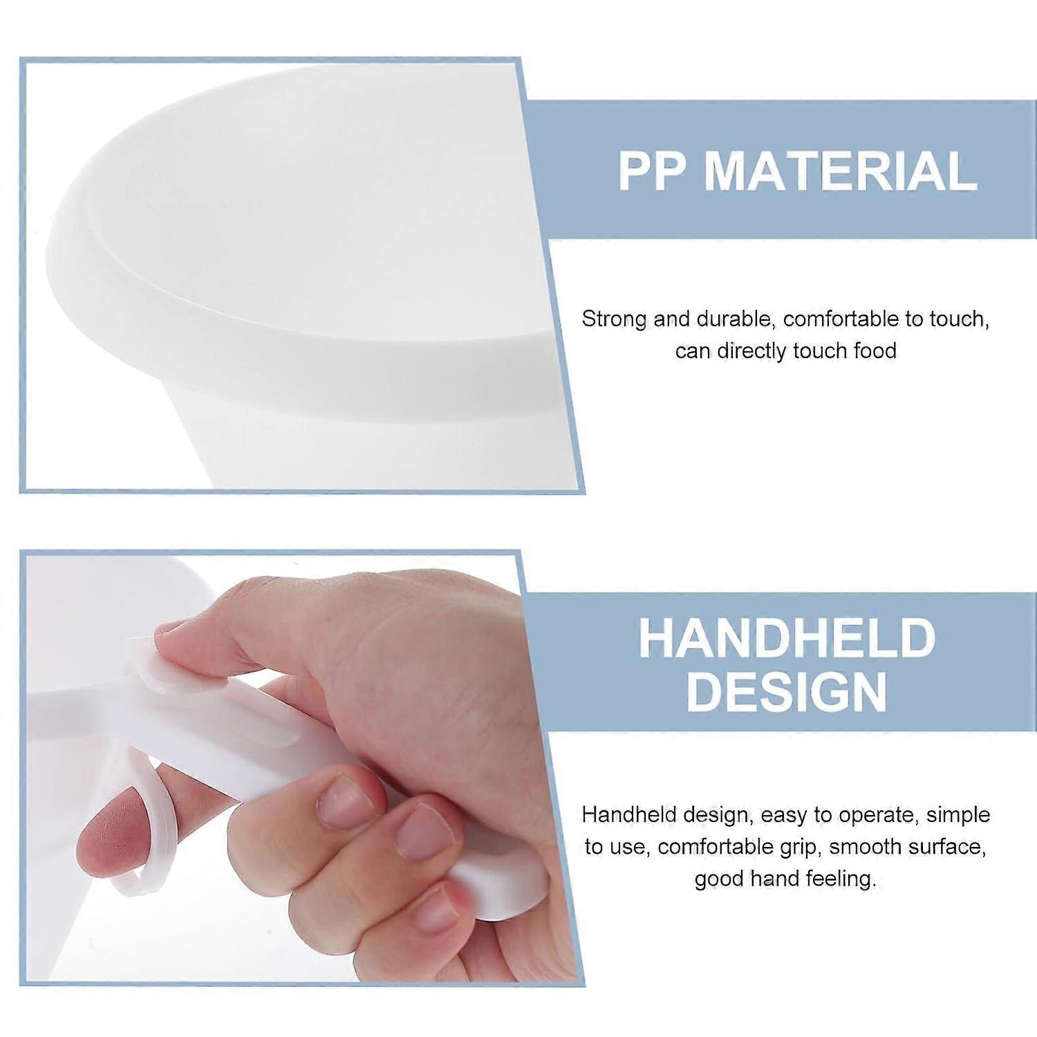 Baking Funnel and Cake Batter Dispenser Set, Handheld Plastic with Comfortable Grip for Icing and Candy