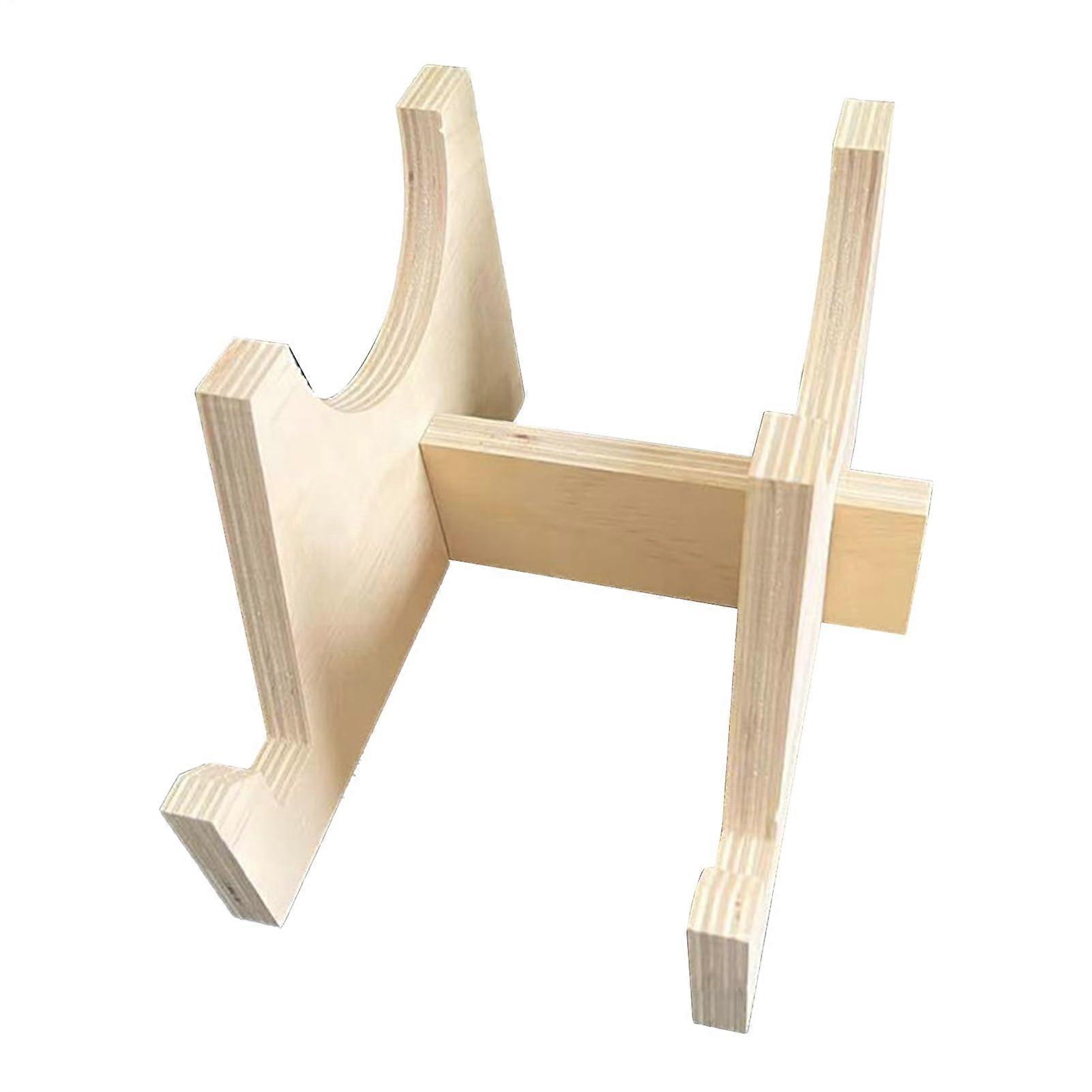 Balance Board Stand Wooden Storage Rack with SpaceSaving Vertical Design and Stable Floor Support
