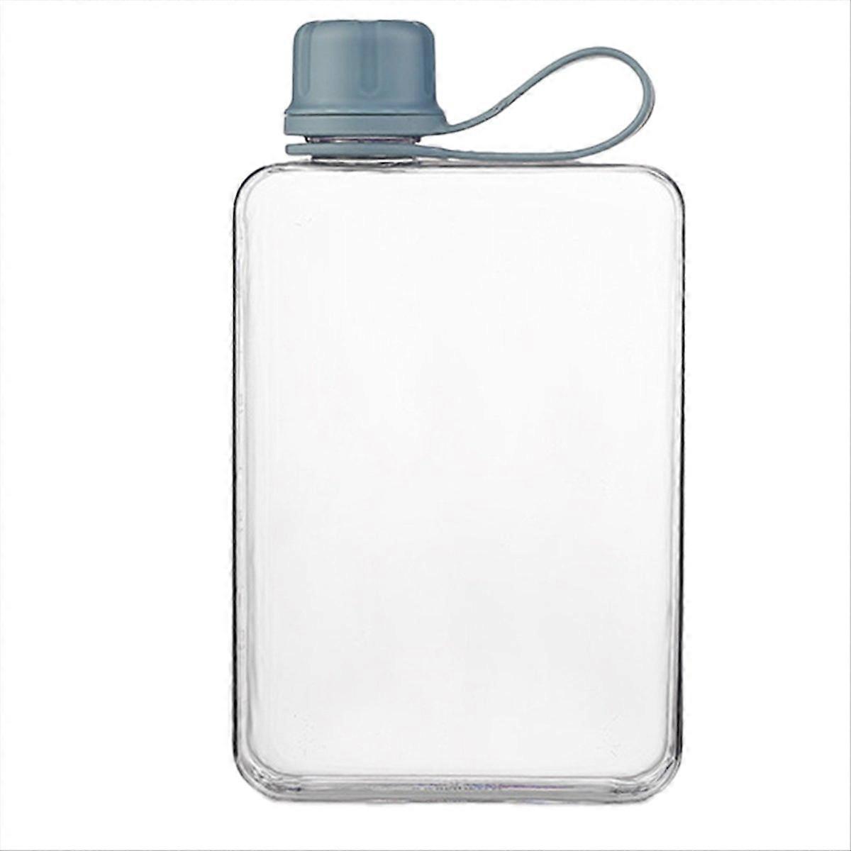 Square Water Bottle 500ml Portable Flat Drink Cups A