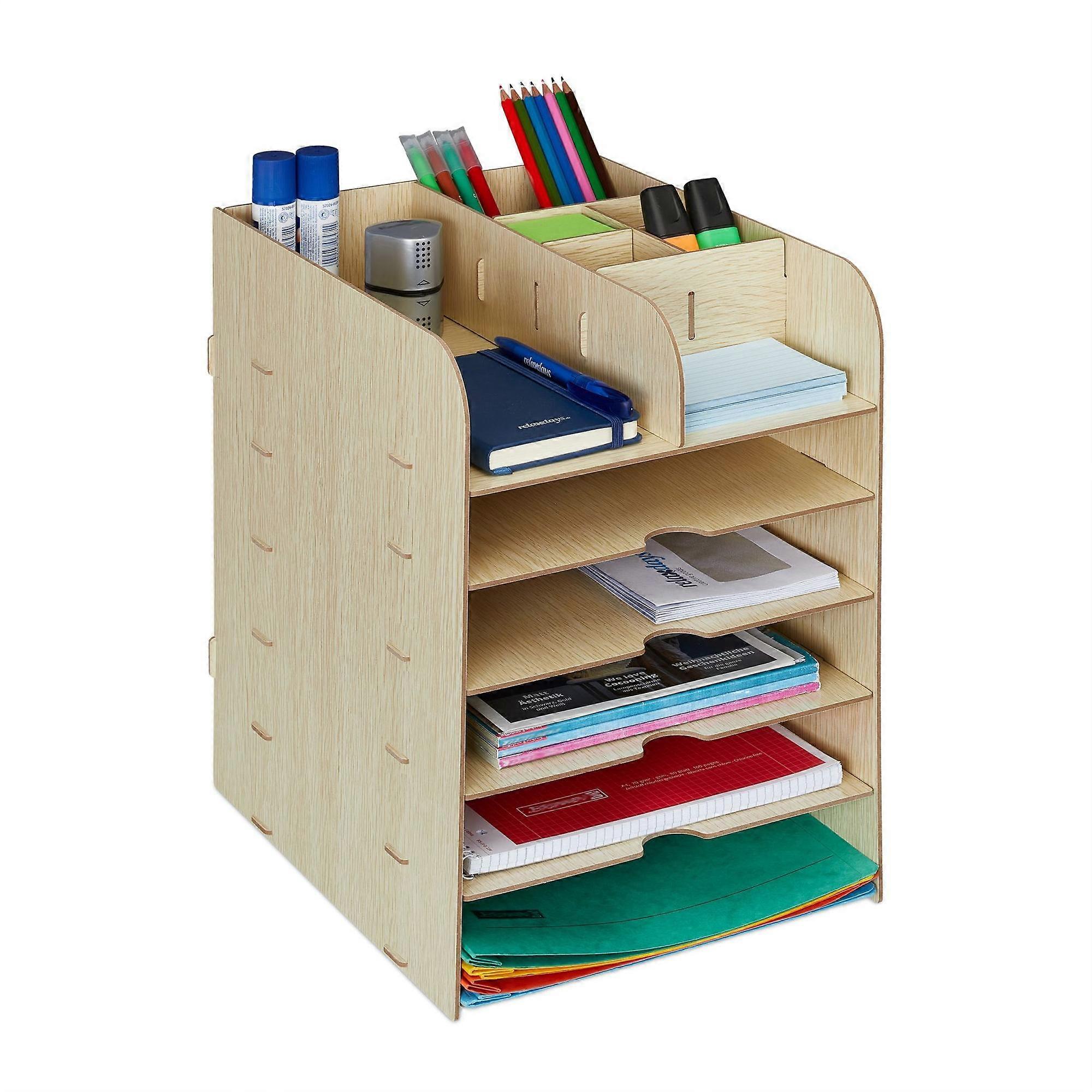 4-compartment document tray