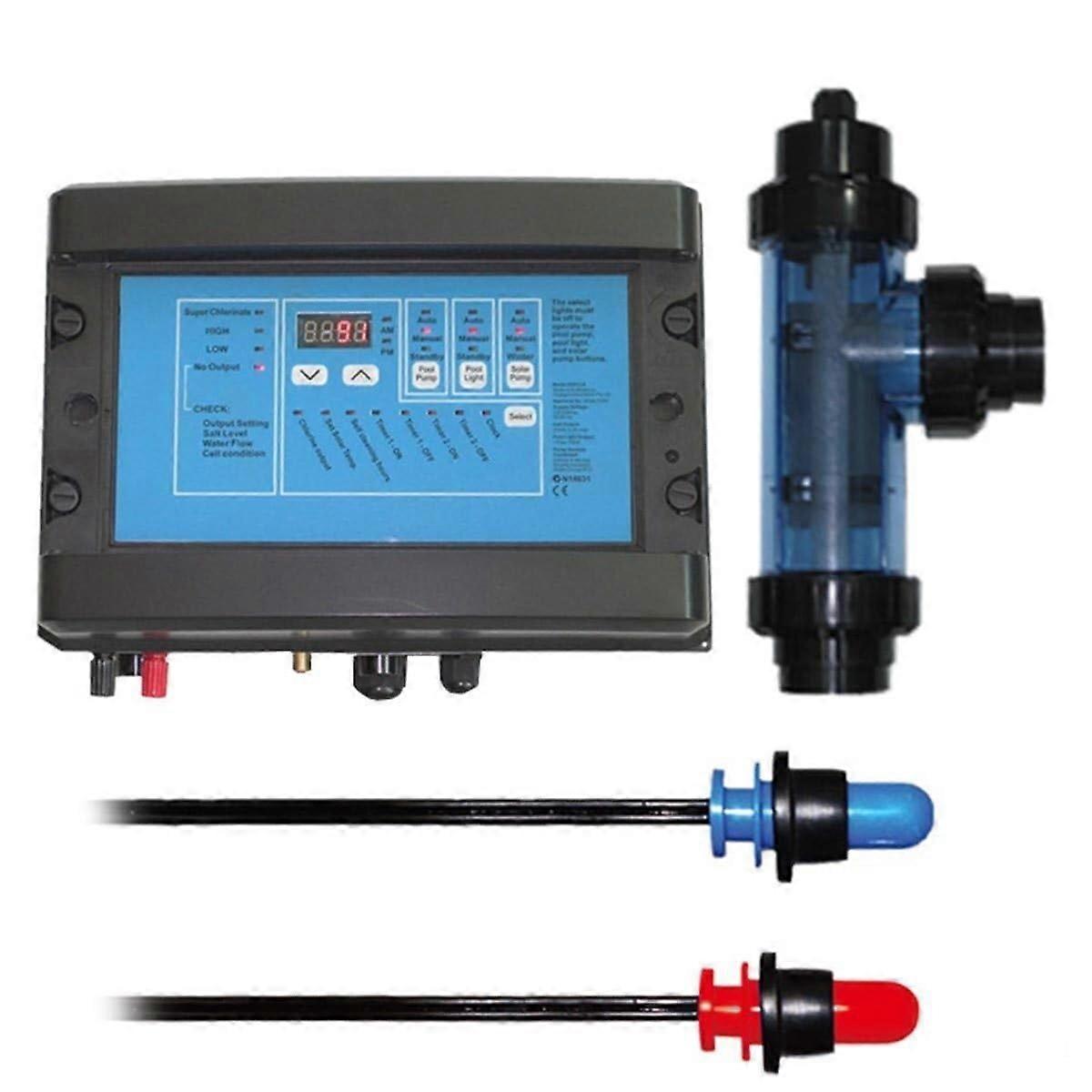 Salt Water Chlorinator with Automatic Cleaning and Multiple Modes, 10g Pool Chlorine Generator