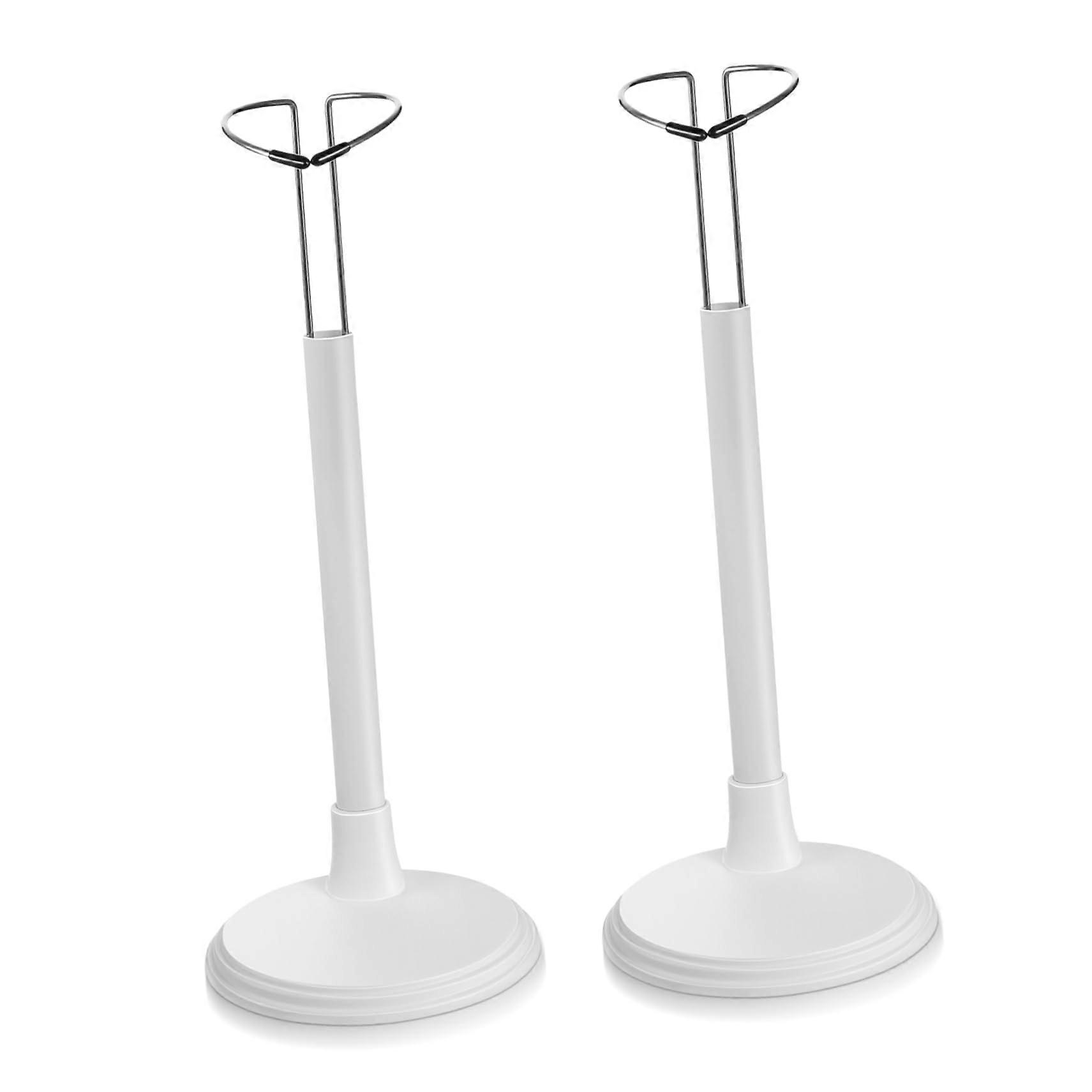 2pcs Adjustable PVC Doll Display Stand for BJD with Stable Upright Support