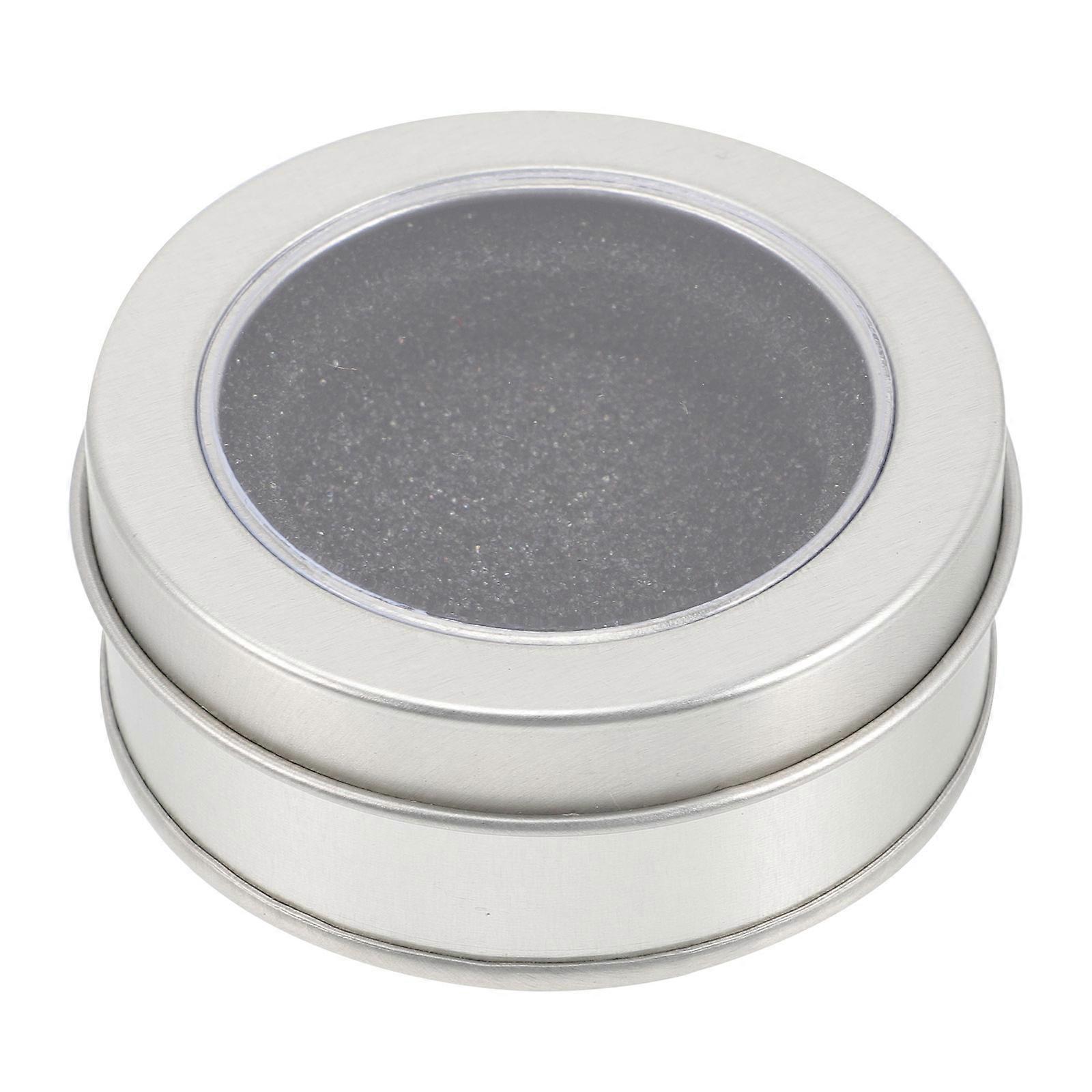 Tinplate Coin Storage Case Single Coin Box for Collection 15Pcs Silver