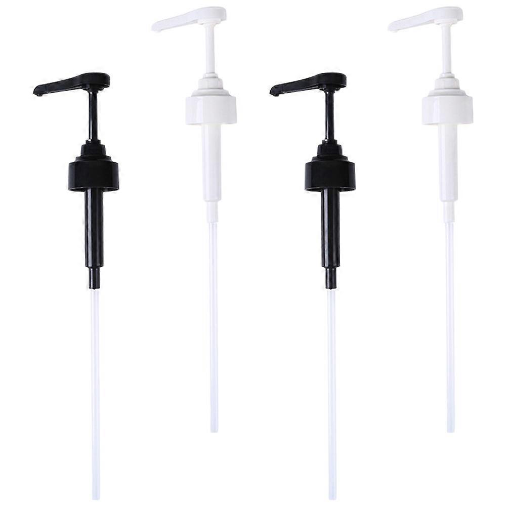 Reusable Pump Dispenser Oyster Sauce Pump for Kitchen Use 4Pcs Set