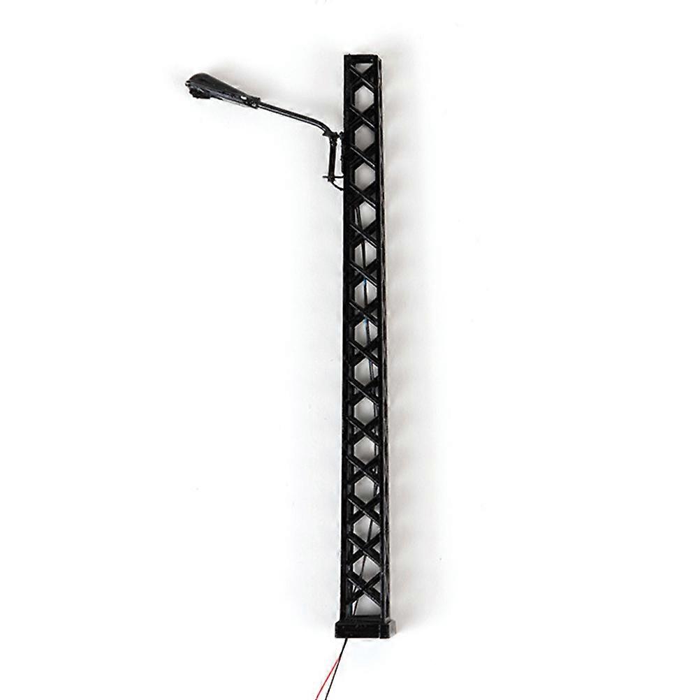 Railroad Lamp Model for Decoration 2Pcs Miniature Train Plastic Scene