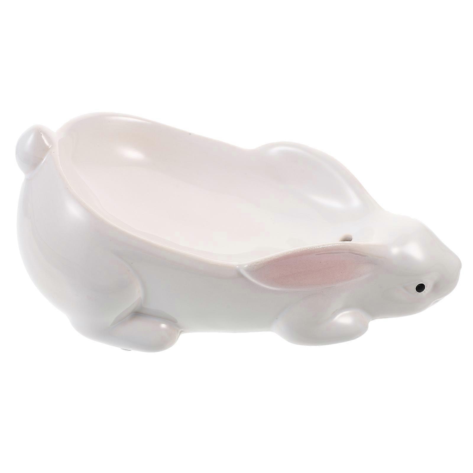 Bathroom Soap Holder Ceramic Soap Dish for Storage 3Pcs