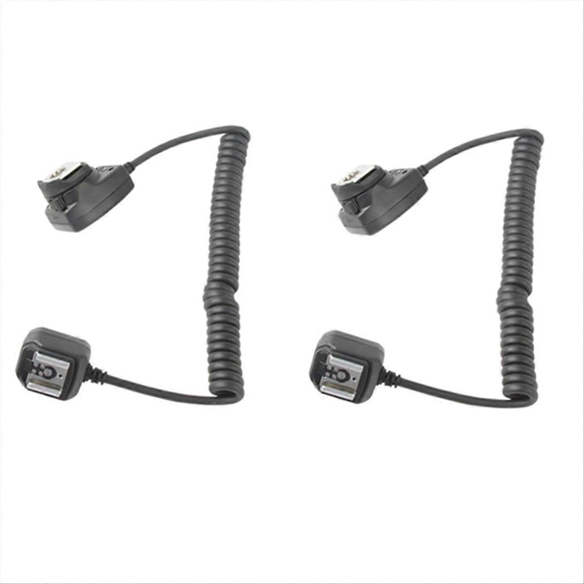 2pcs OC-E3 Off Camera Flash Camera Extension Cord Flash Sync Focus Cable Cord Remote Focus Cable for